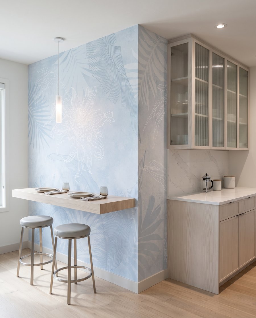 Foglie tropicali sfumate — ambiente 9