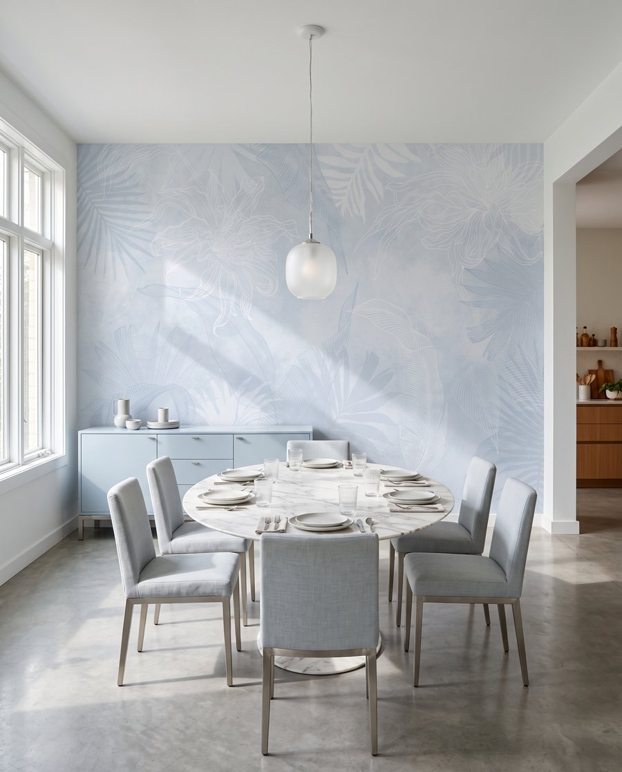 Foglie tropicali sfumate — ambiente 10