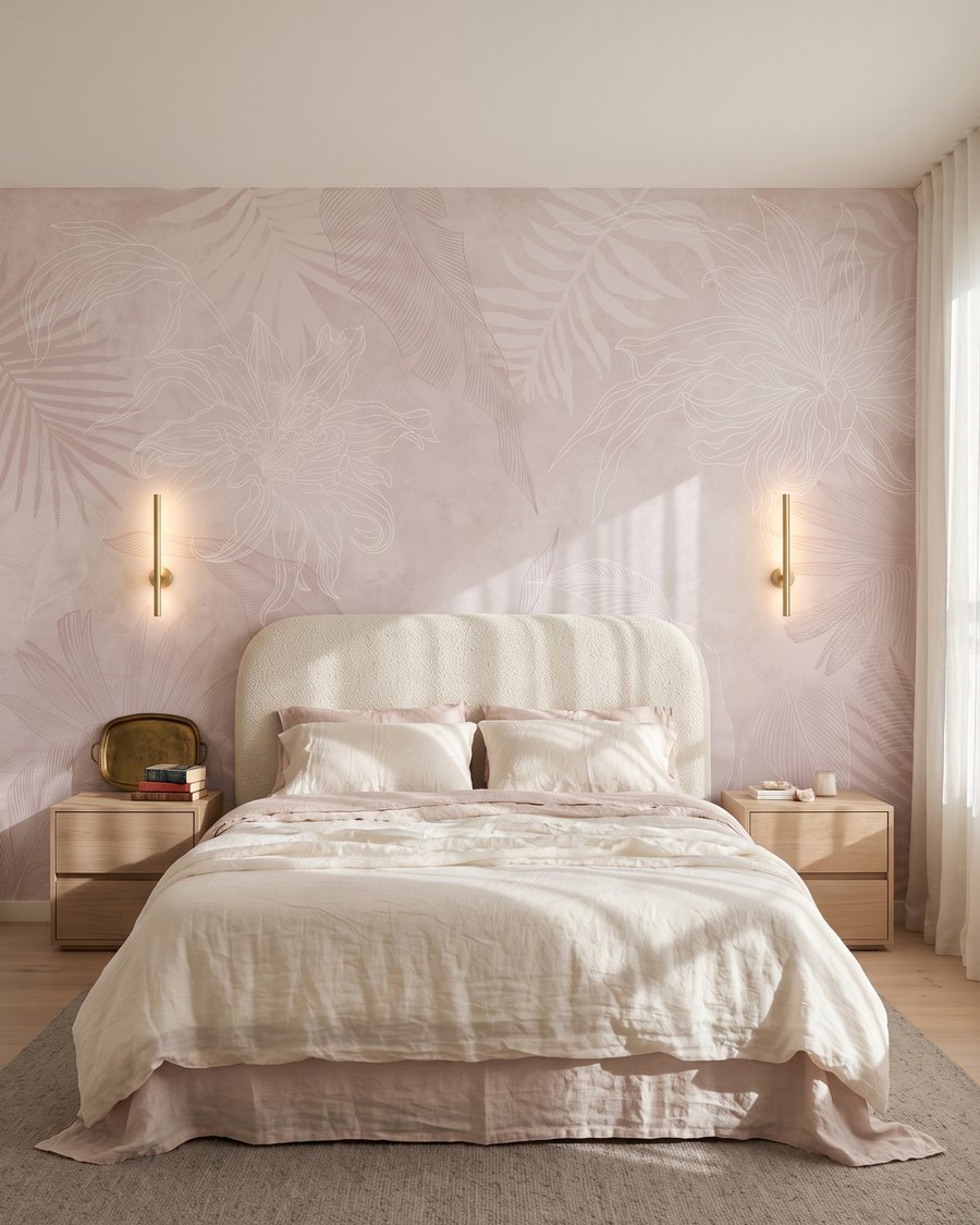Foglie tropicali sfumate — ambiente 1