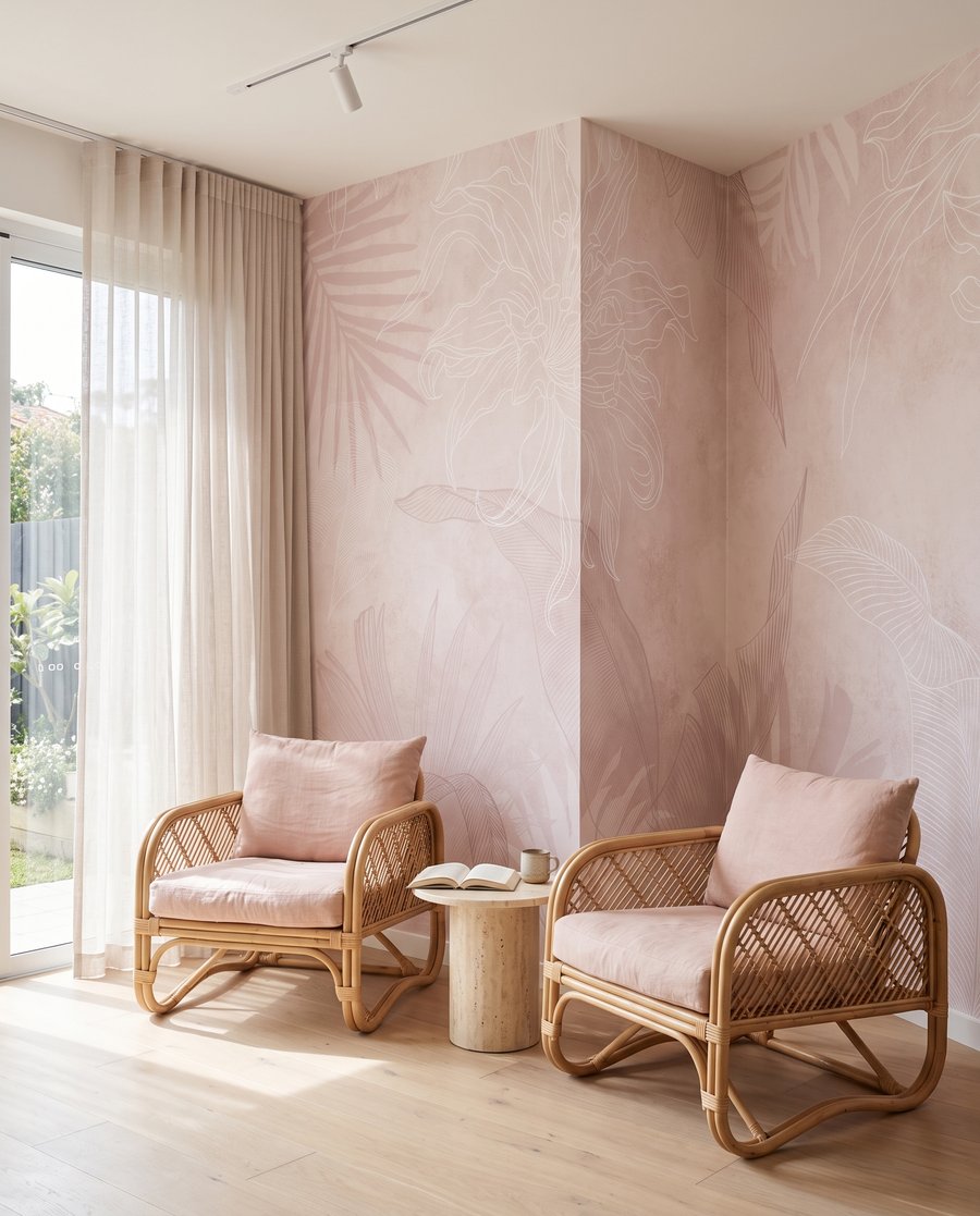 Foglie tropicali sfumate — ambiente 5