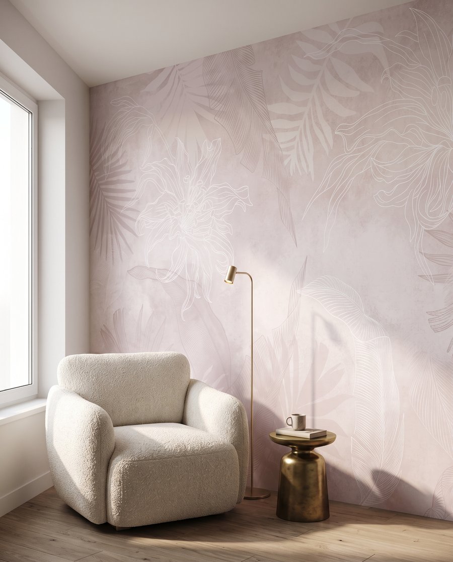 Foglie tropicali sfumate — ambiente 6