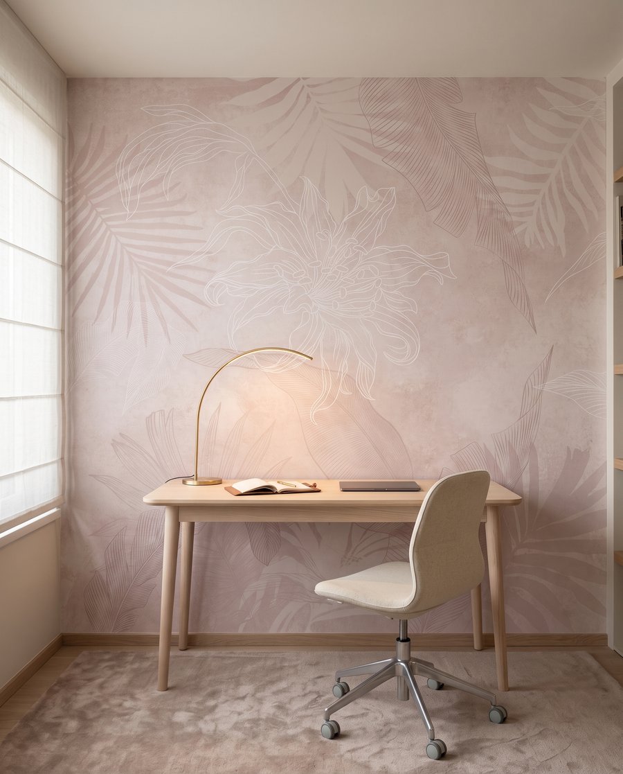 Foglie tropicali sfumate — ambiente 10