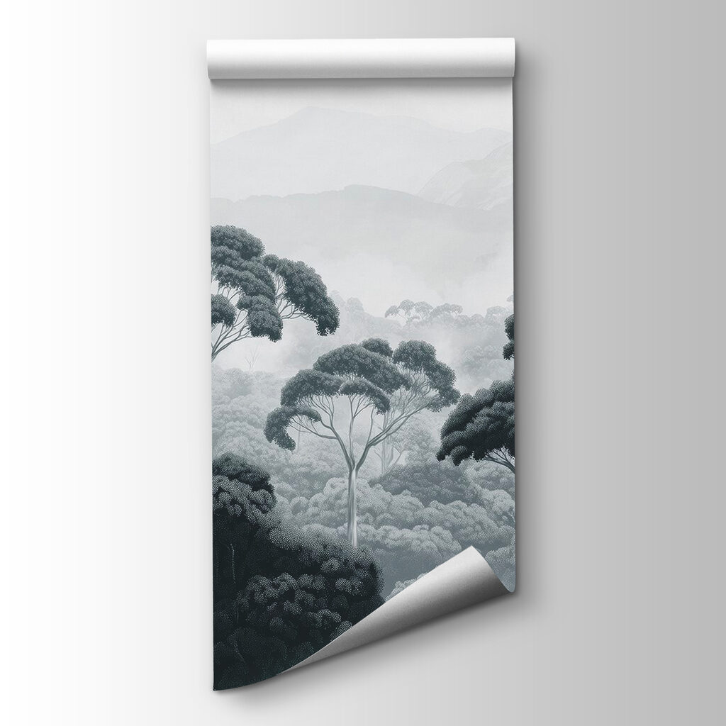 Chiome alte nella nebbia — vista del prodotto