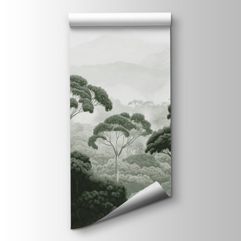 Chiome alte nella nebbia — vista del prodotto