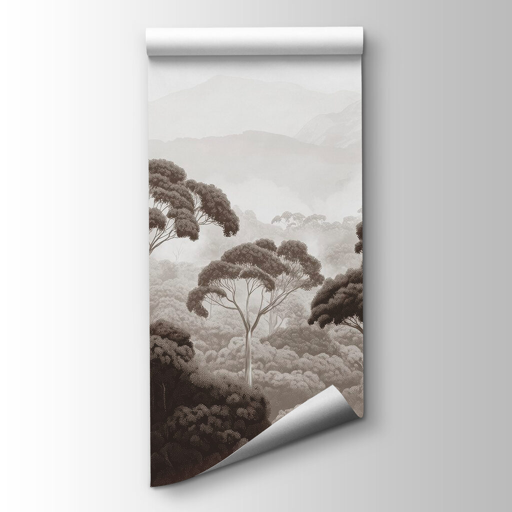 Chiome alte nella nebbia — vista del prodotto