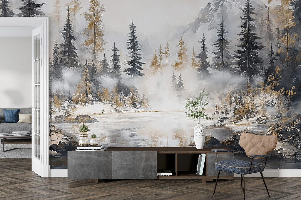 Lago nella nebbia — ambiente 2