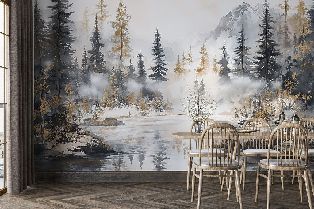 Lago nella nebbia — ambiente 4