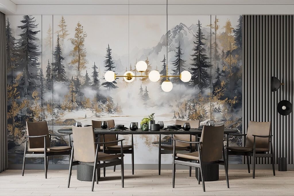Lago nella nebbia — ambiente 5