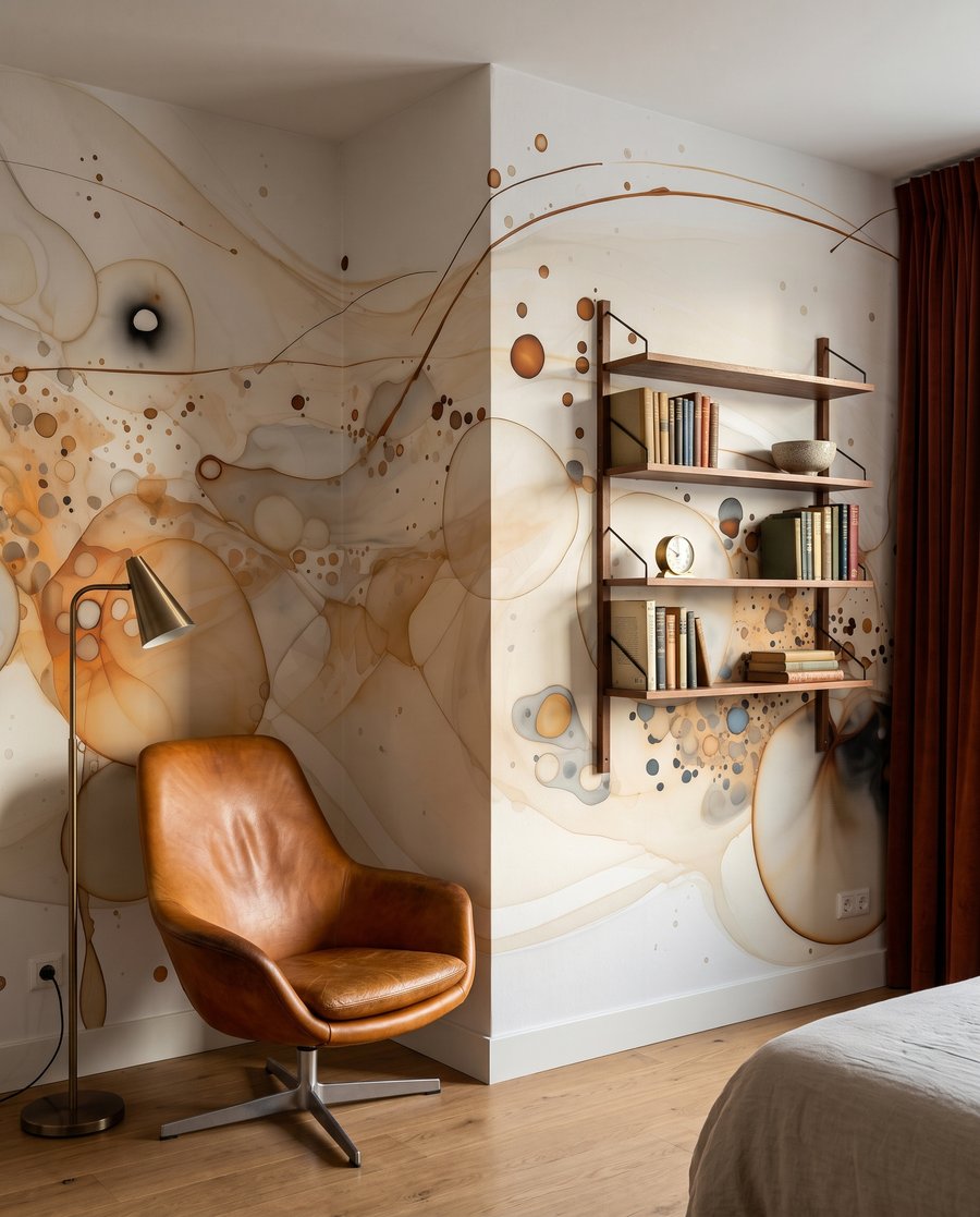 Cerchi colorati con spruzzi — ambiente 1