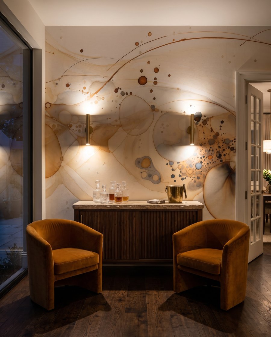 Cerchi colorati con spruzzi — ambiente 5