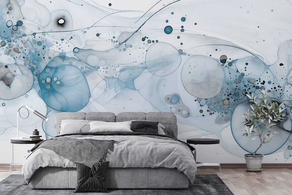 Cerchi colorati con spruzzi — ambiente 1