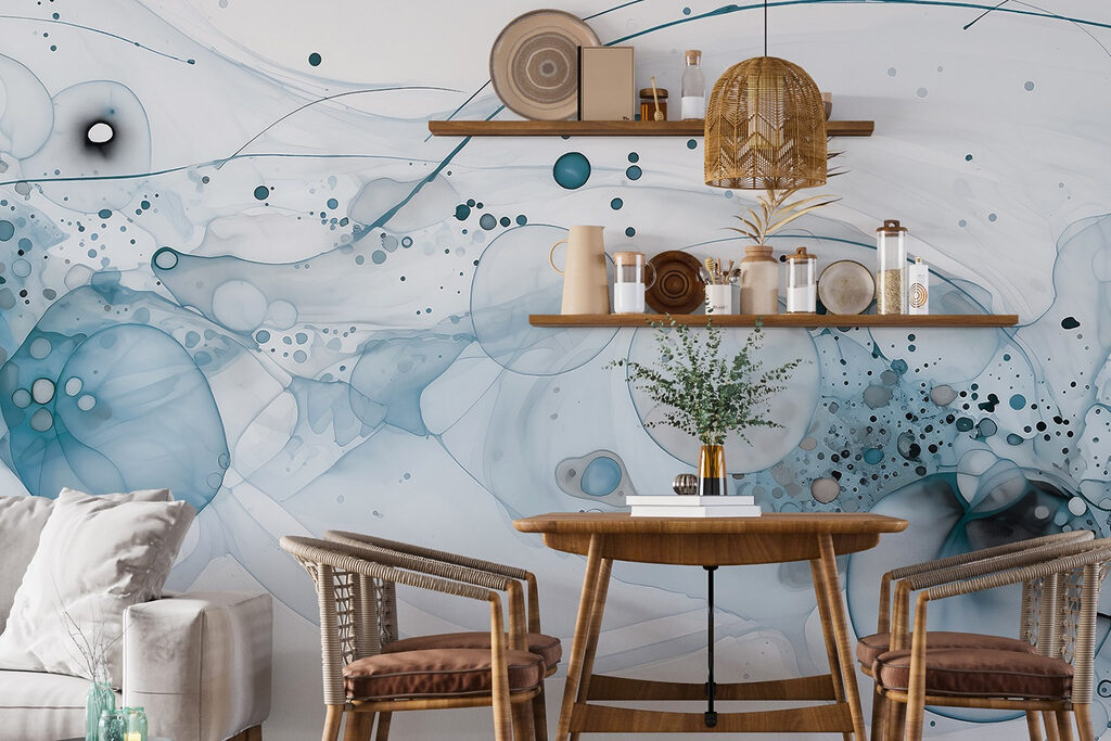 Cerchi colorati con spruzzi — ambiente 2