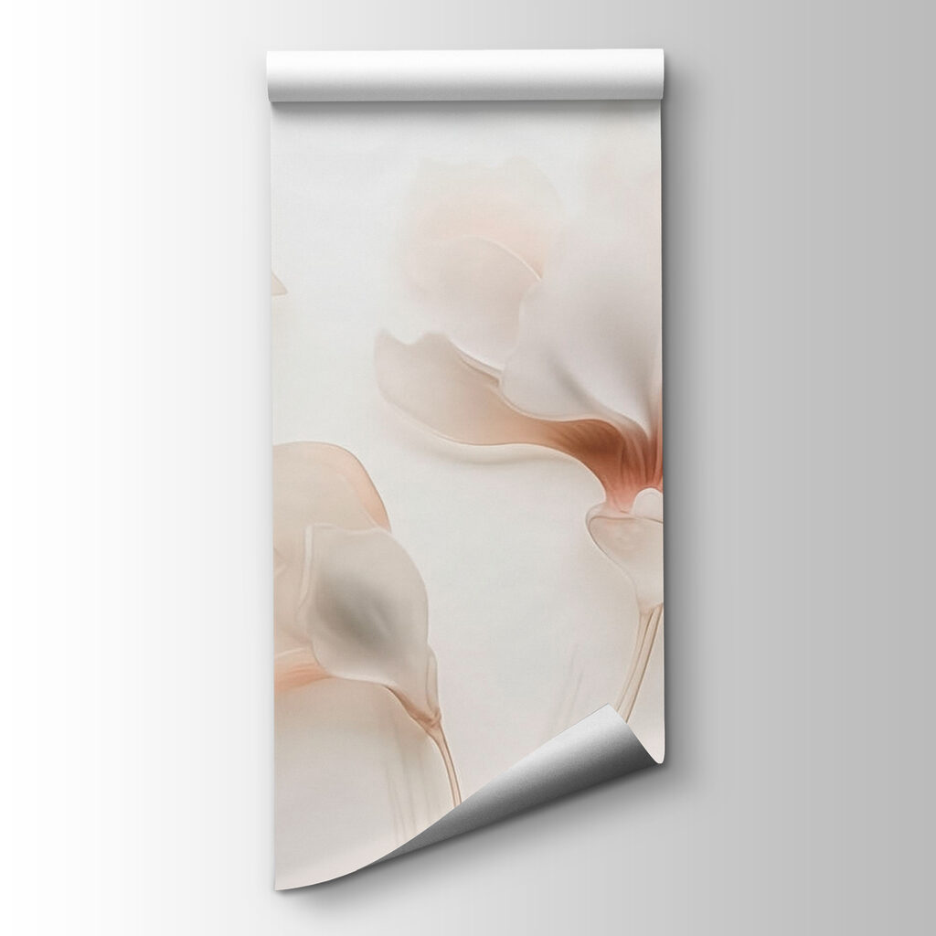 Fiori crema su steli — vista del prodotto