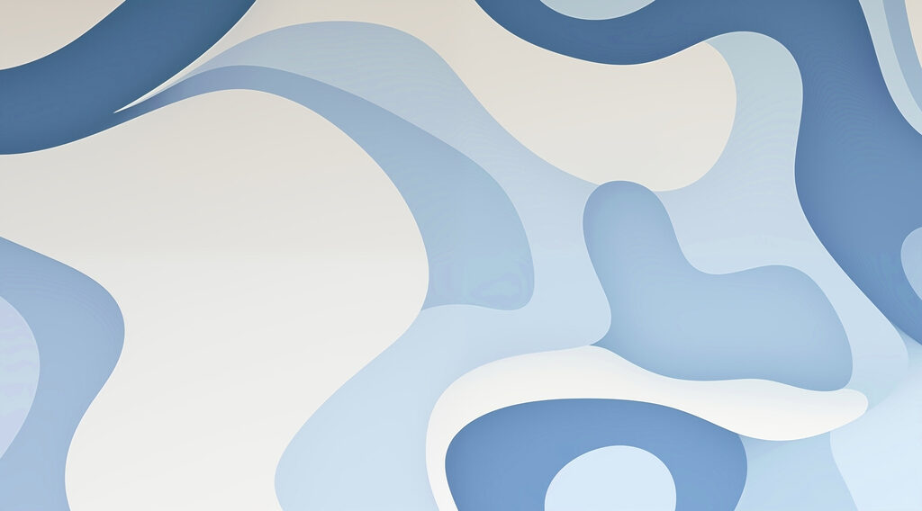 Curve morbide sovrapposte — design completo