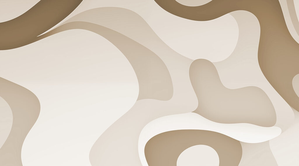 Curve morbide sovrapposte — design completo