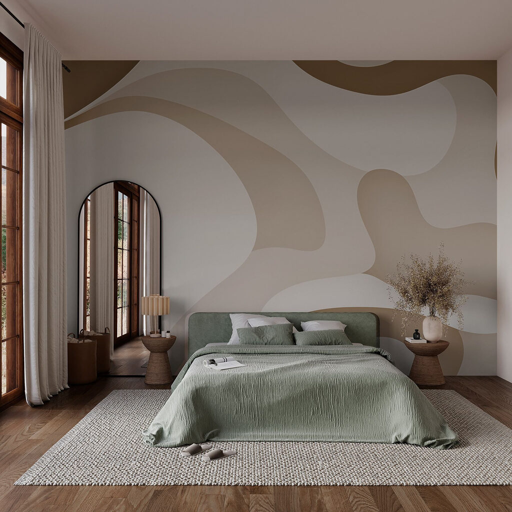 Curve morbide sovrapposte in un ambiente