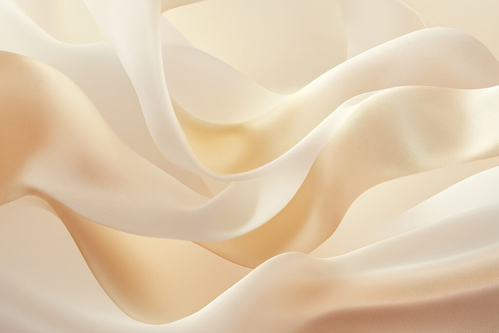 Pieghe color crema — design completo