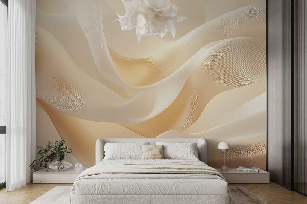 Pieghe color crema — ambiente 2