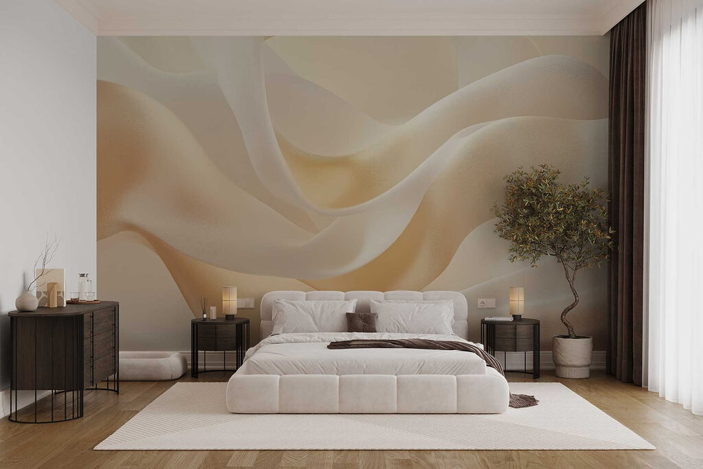 Pieghe color crema — ambiente 3