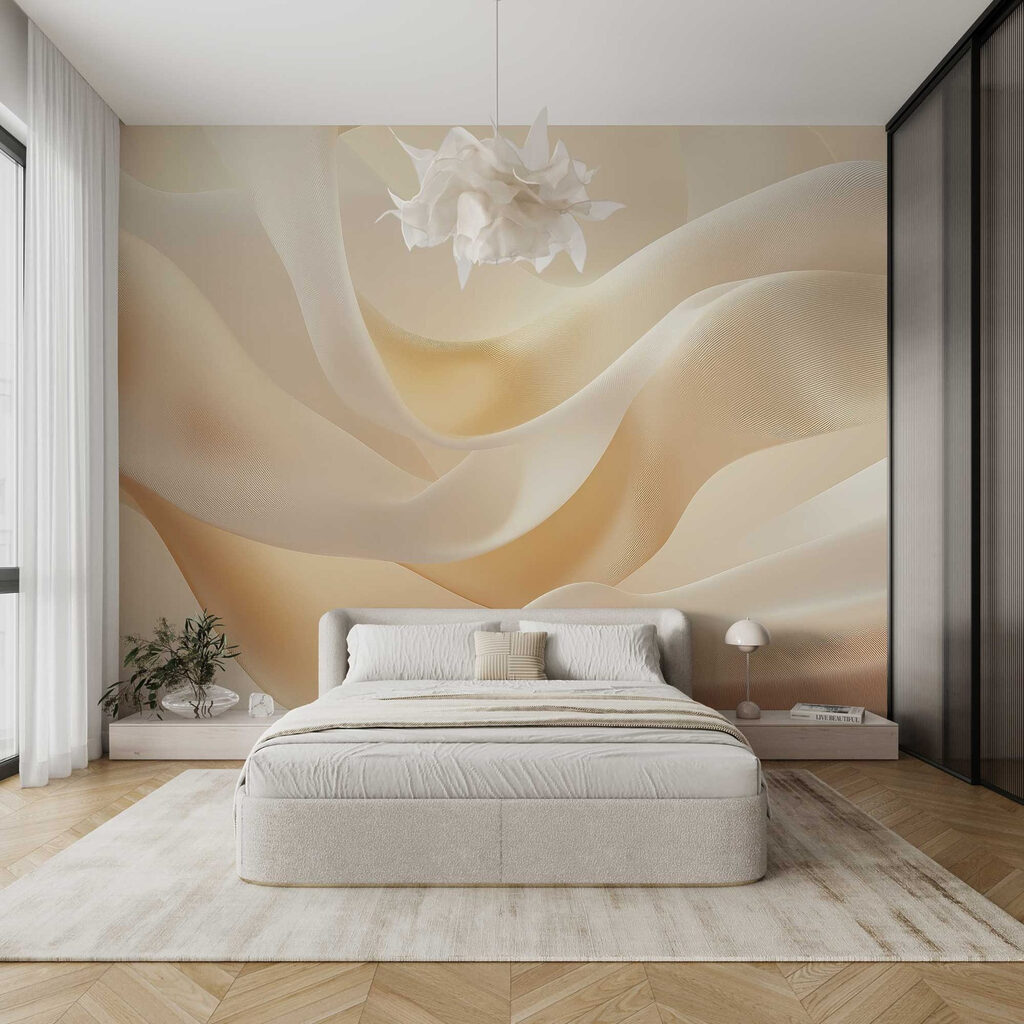 Pieghe color crema — ambiente 4