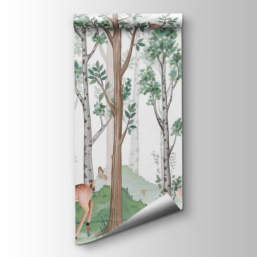 Cervi tra gli alberi — vista del prodotto