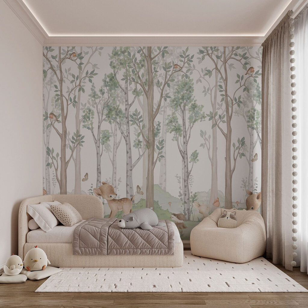 Cervi tra gli alberi — ambiente 2