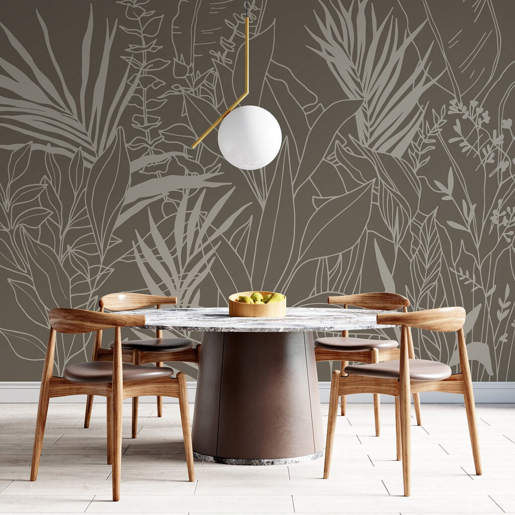 Foglie tropicali a tratto — ambiente 2