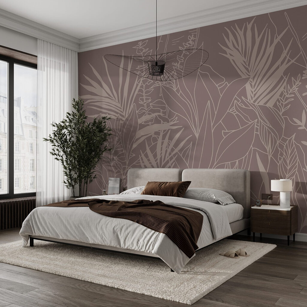 Foglie tropicali a tratto — ambiente 1