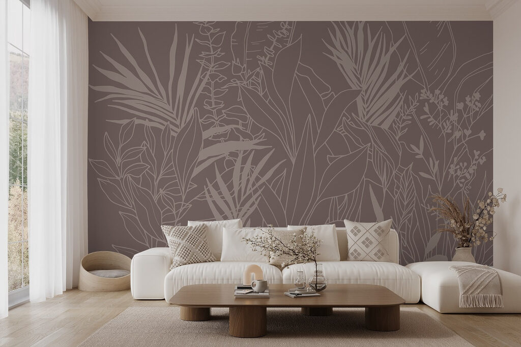 Foglie tropicali a tratto — ambiente 2