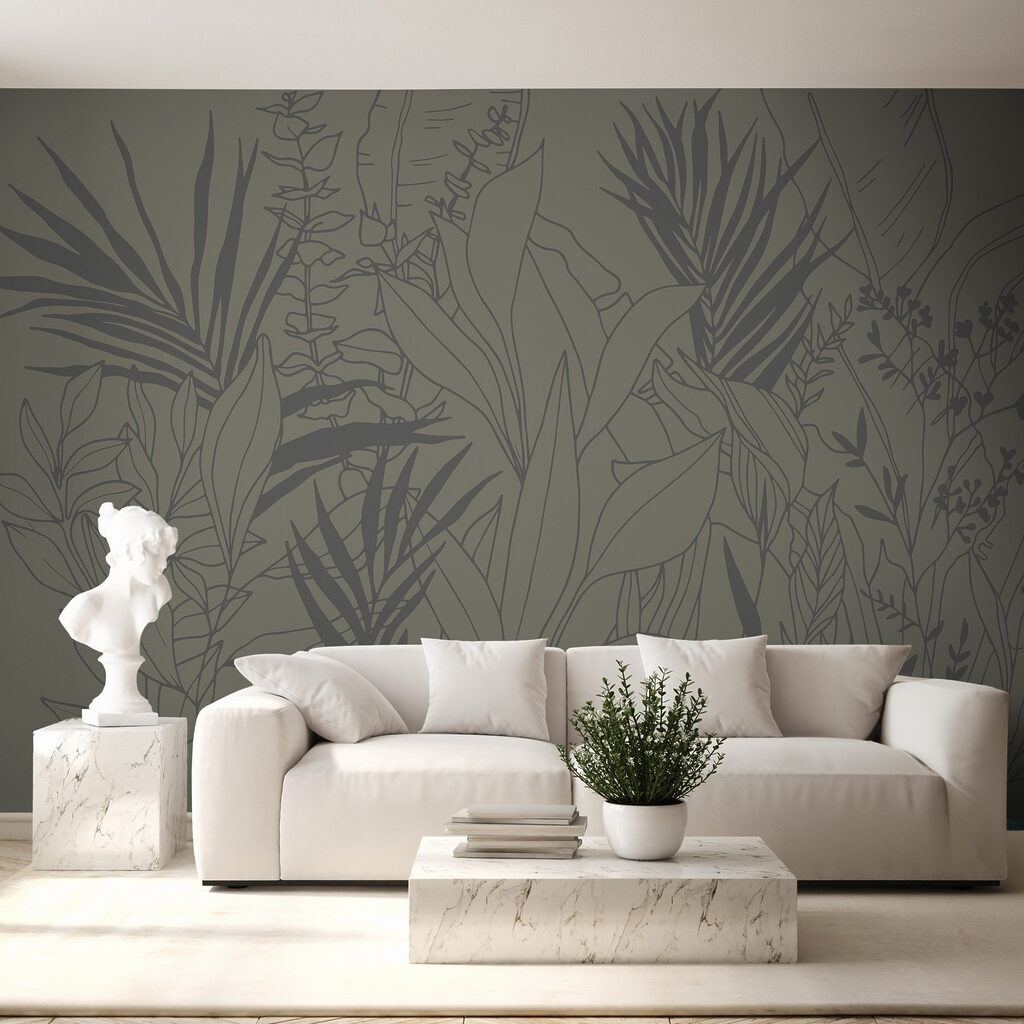 Foglie tropicali a tratto — ambiente 1
