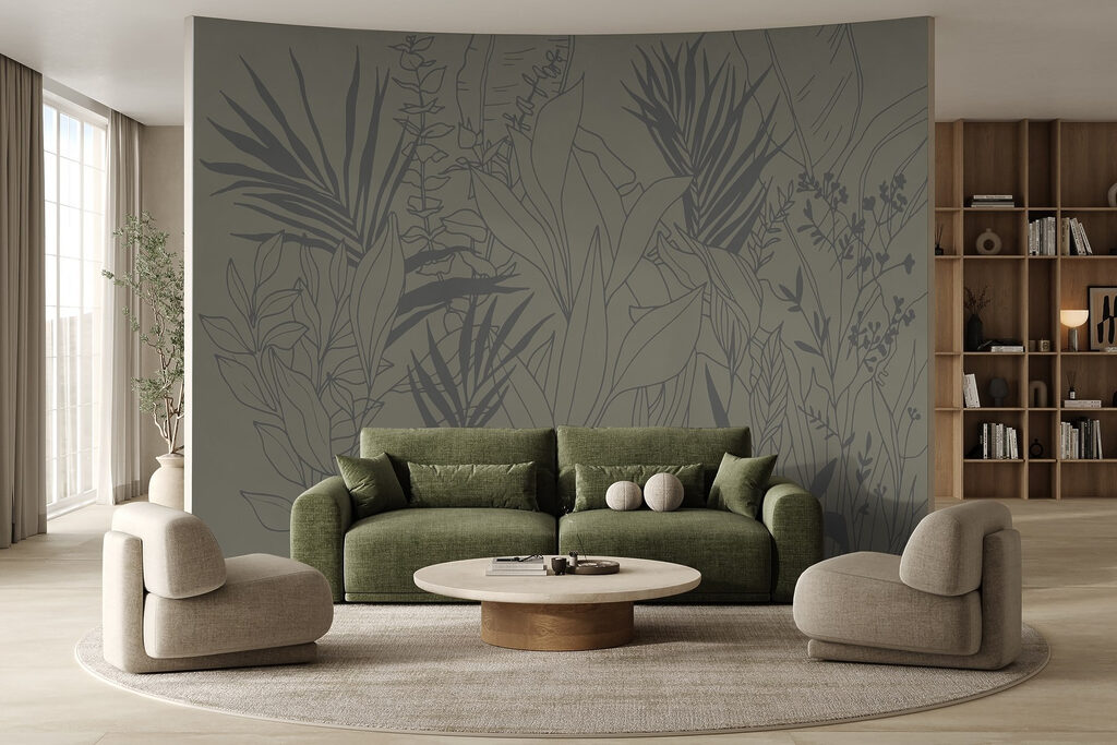 Foglie tropicali a tratto — ambiente 2
