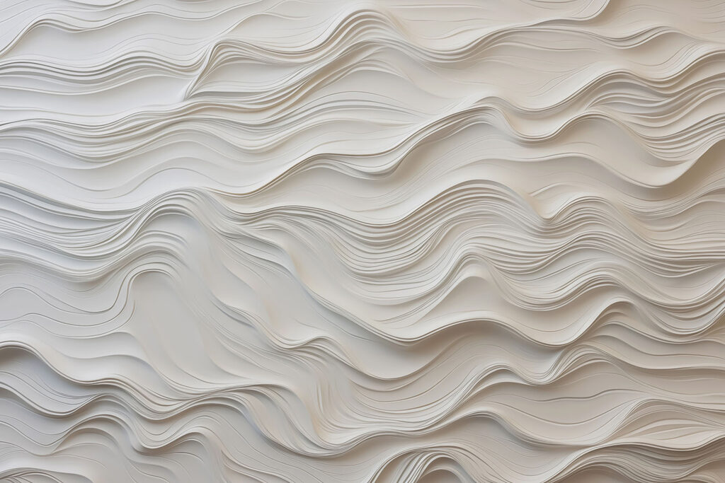 Onde di linee bianche — design completo