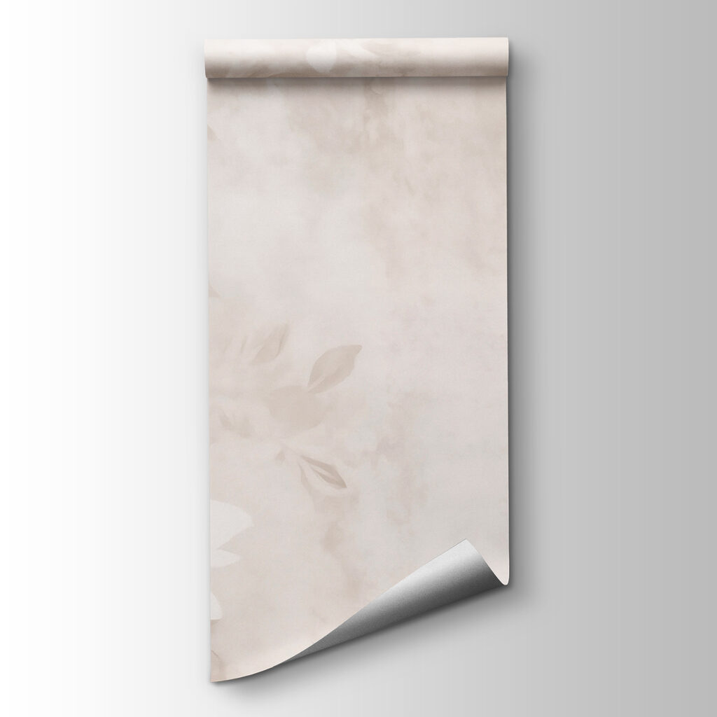 Fiori bianchi su beige — vista del prodotto