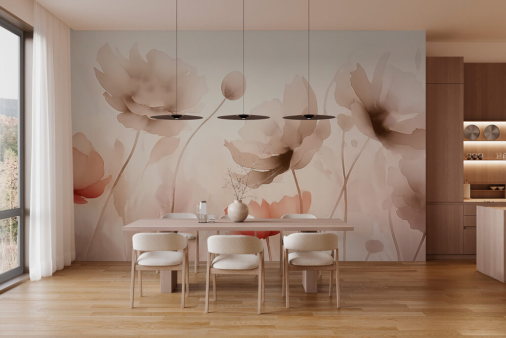 Fiori morbidi color terracotta — ambiente 2
