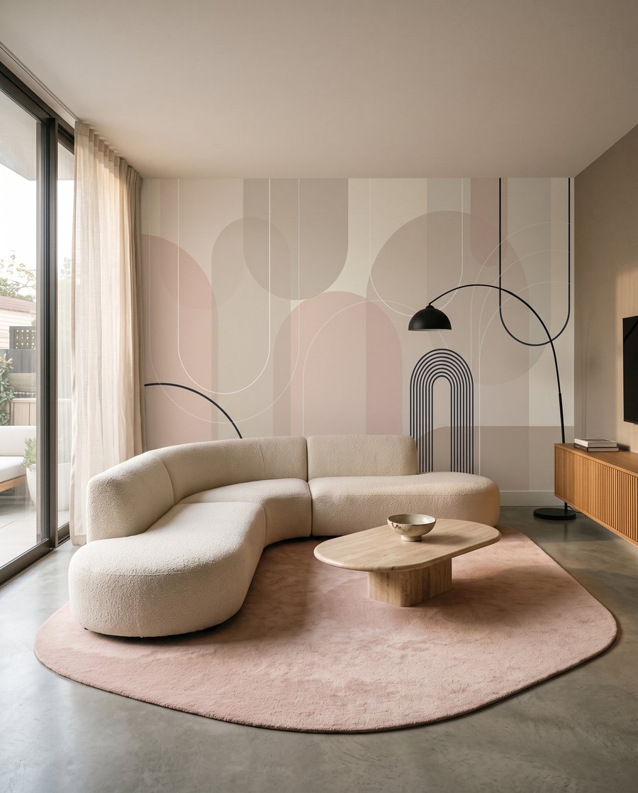 Archi con cerchi pastello — ambiente 4