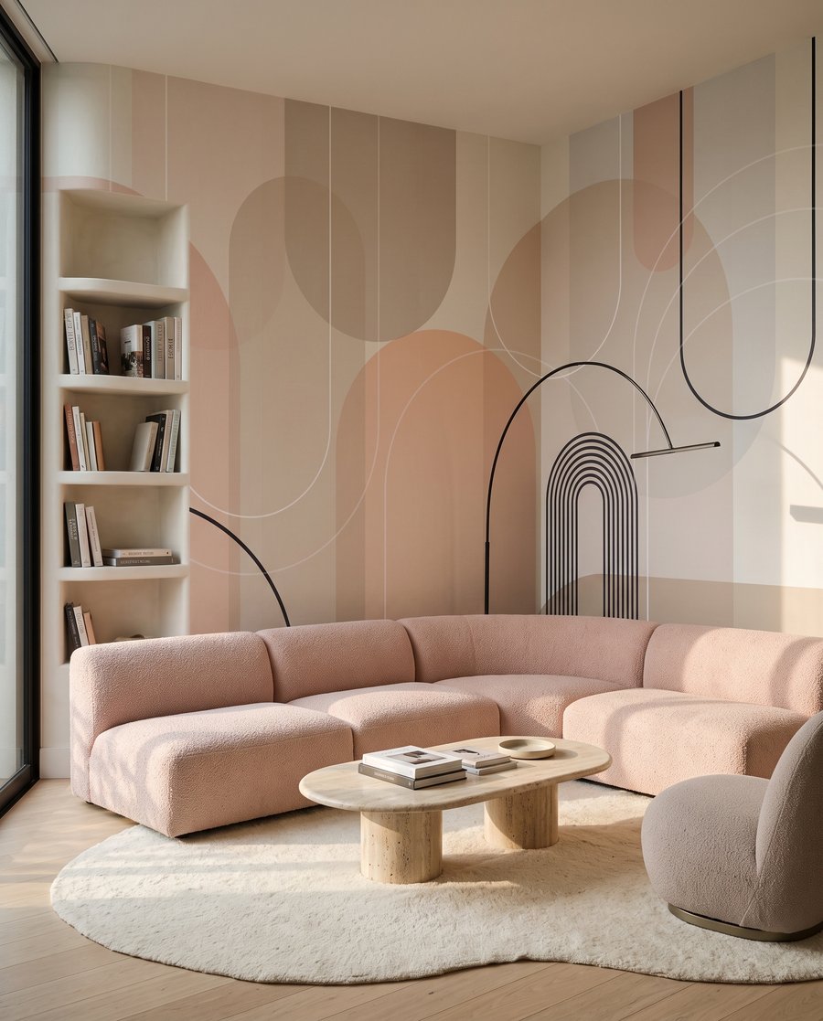 Archi con cerchi pastello — ambiente 5