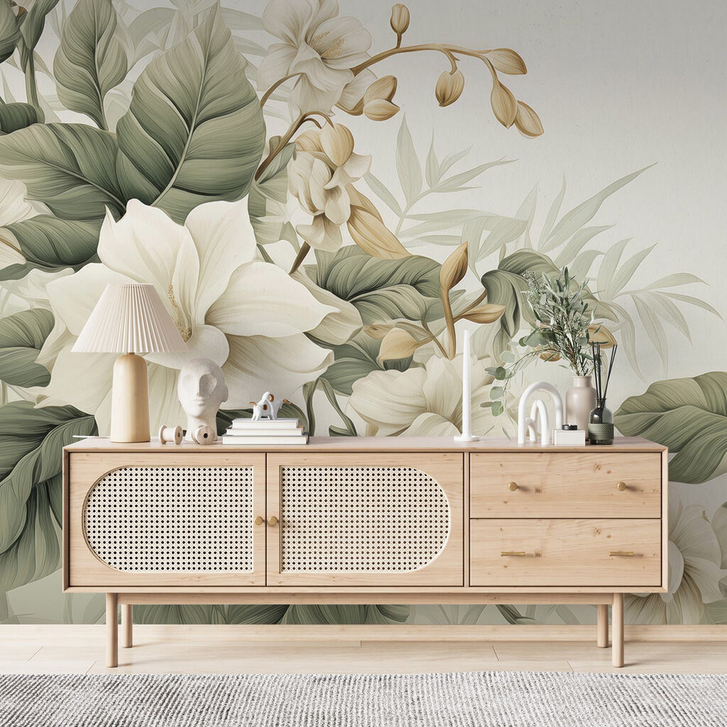Colibrì tra fiori bianchi — ambiente 2