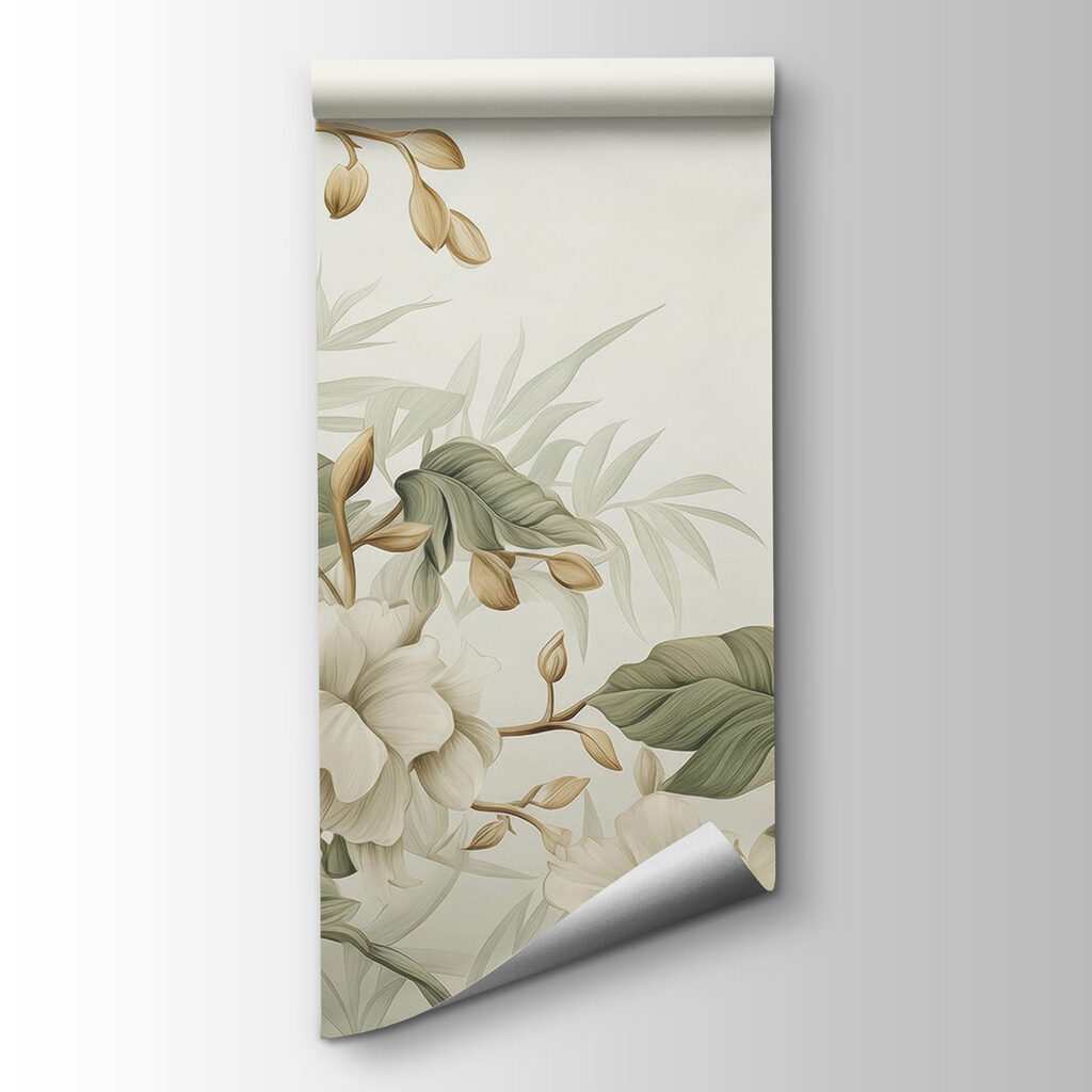 Colibrì tra fiori bianchi — vista del prodotto