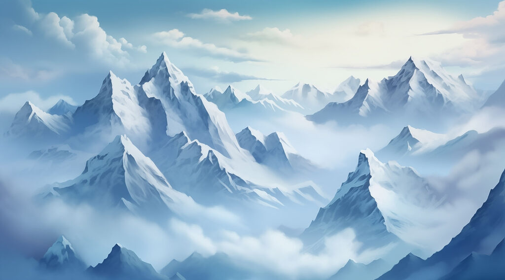 Cime sopra le nuvole — design completo