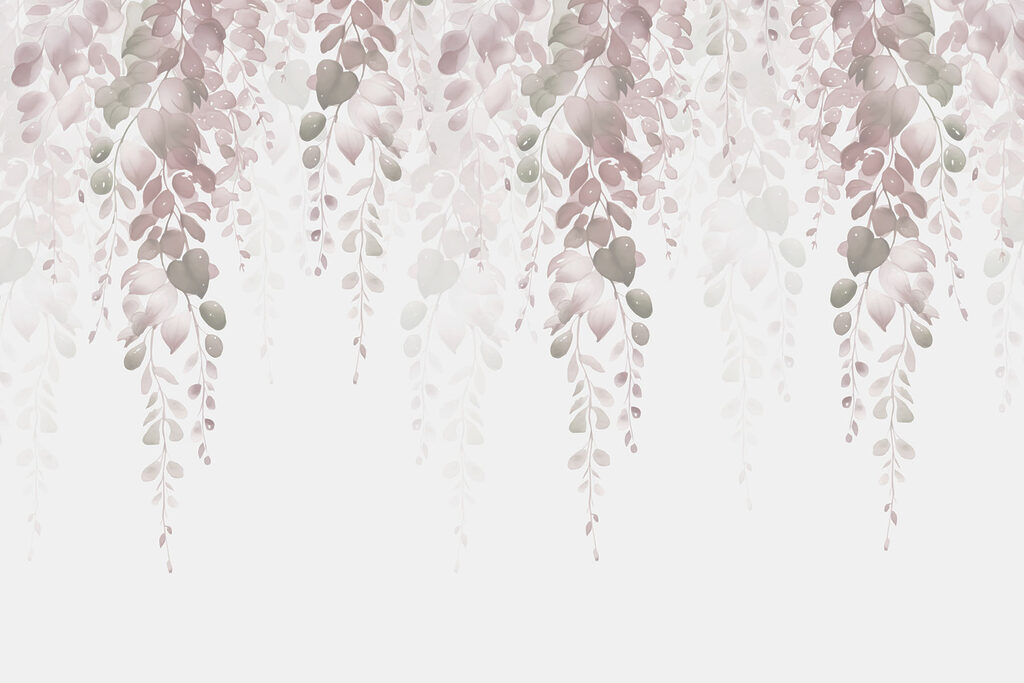 Rami di foglie ricadenti — design completo