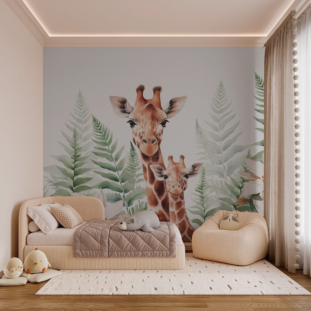 Giraffe tra le felci — ambiente 2