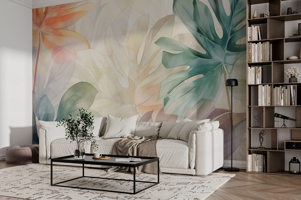 Foglie in composizione libera — ambiente 2
