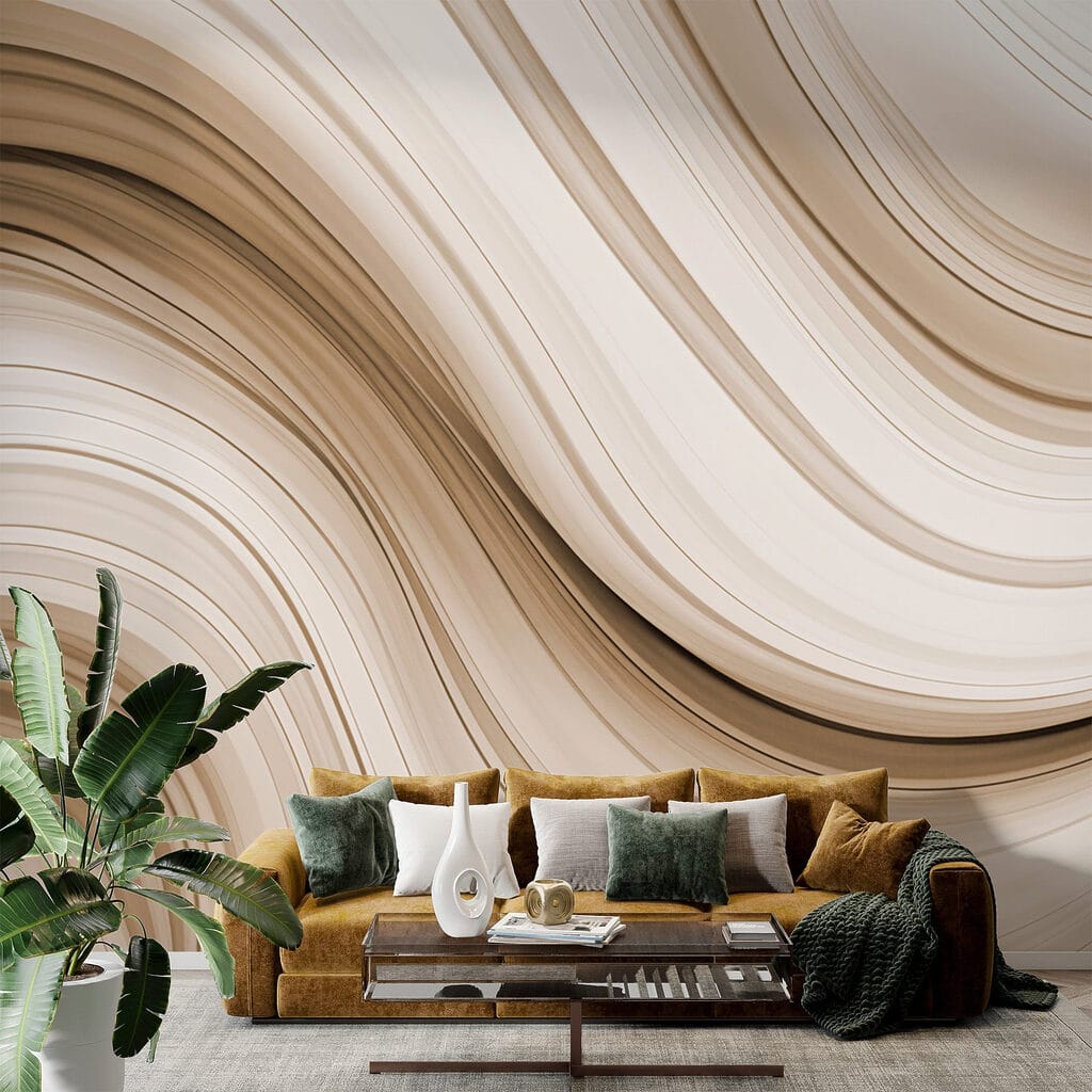 Bande crema fluenti — ambiente 3