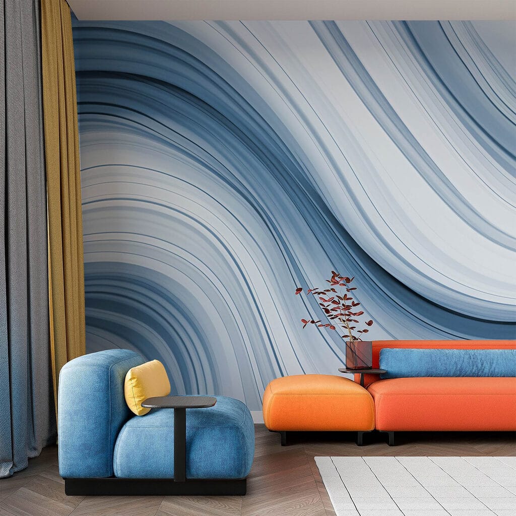 Bande crema fluenti — ambiente 3