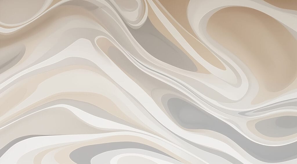 Archi morbidi beige — design completo