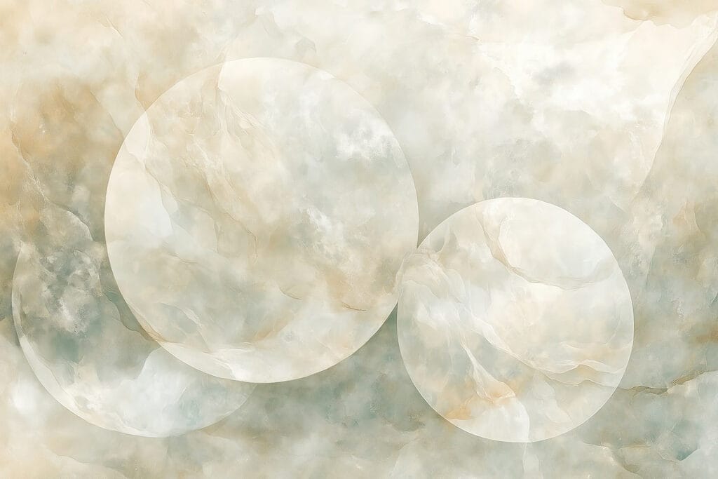 Cerchi di luce soffusa — design completo