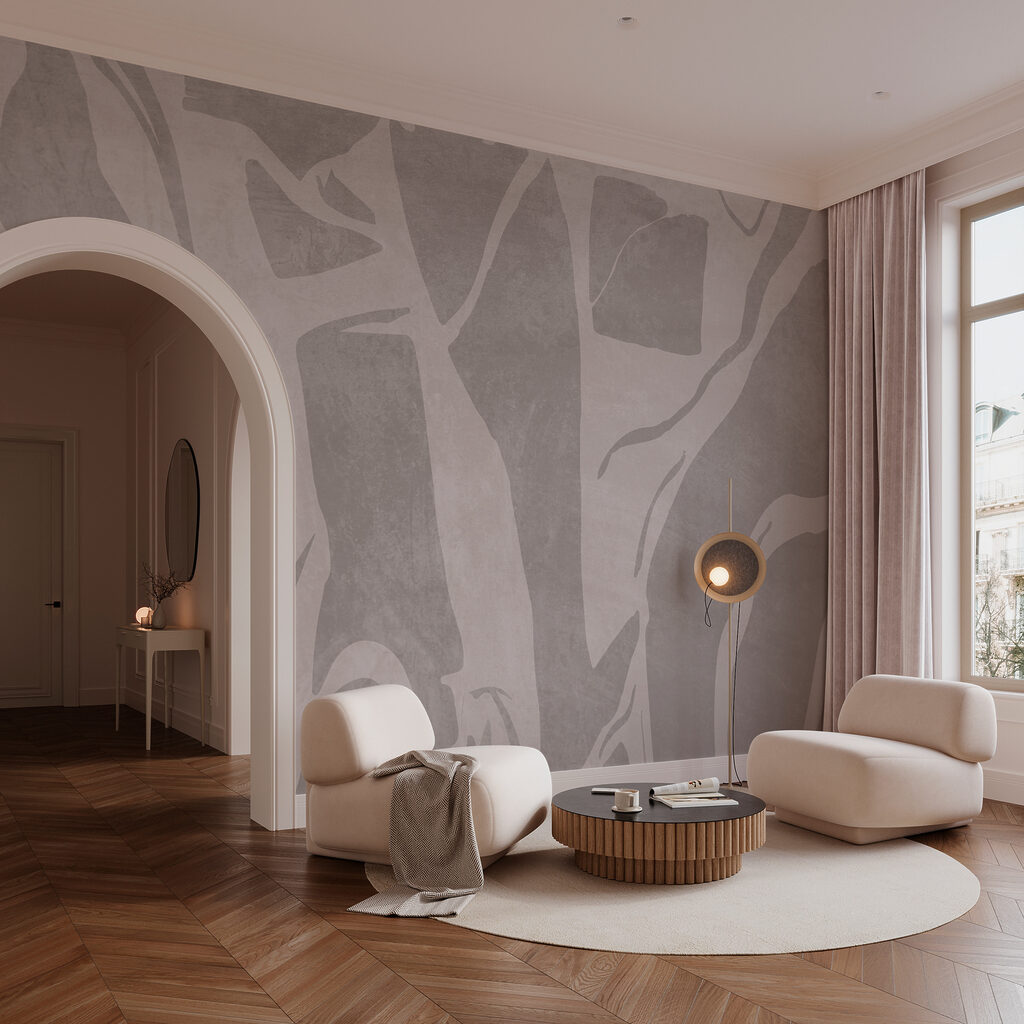 Tronchi chiari stilizzati — ambiente 1