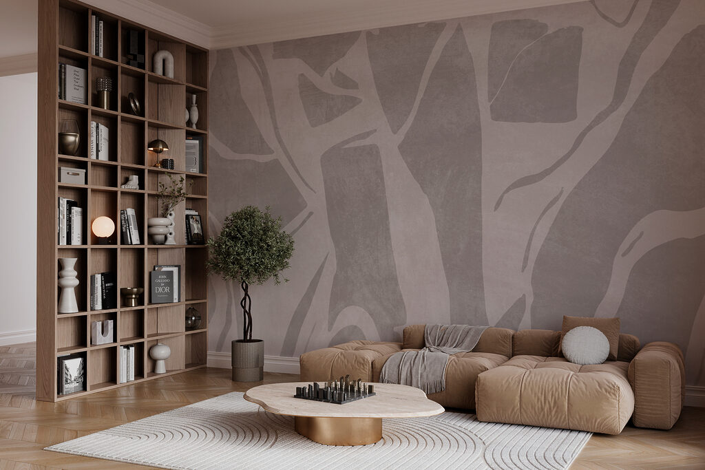 Tronchi chiari stilizzati — ambiente 2