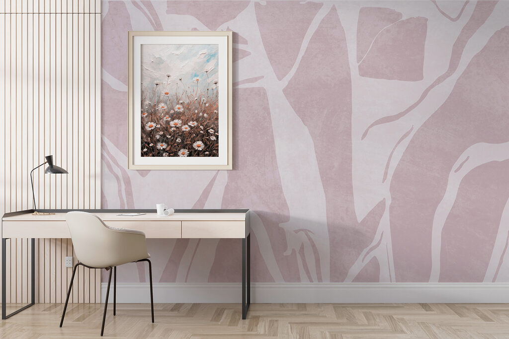 Tronchi chiari stilizzati — ambiente 1