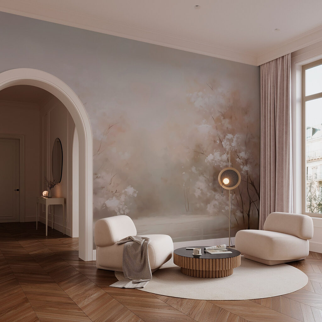 Alberi fioriti sull’acqua — ambiente 1